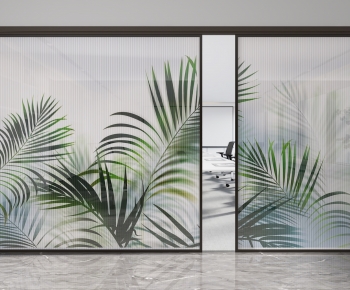 Modern Glass Screen Partition-ID:526026014