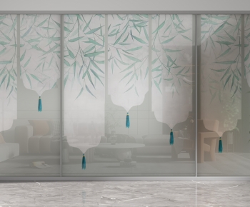 Modern Glass Screen Partition-ID:238749985