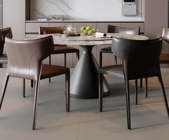 Modern Dining Table And Chairs-ID:133706095