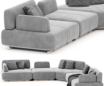 Modern Curved Sofa-ID:386143927