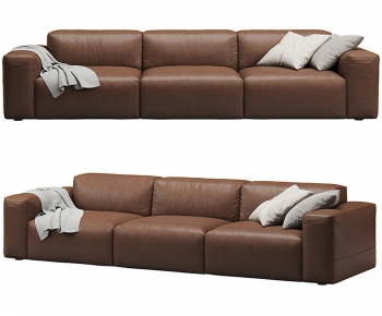 Modern Three-seat Sofa-ID:124223952