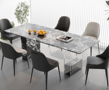 Modern Dining Table And Chairs-ID:674963009