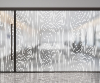 Modern Glass Screen Partition-ID:379223115