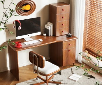 Modern Computer Desk And Chair-ID:994720594