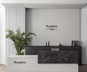 Modern Office Reception Desk-ID:288275004