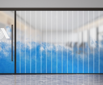 Modern Glass Screen Partition-ID:139822015