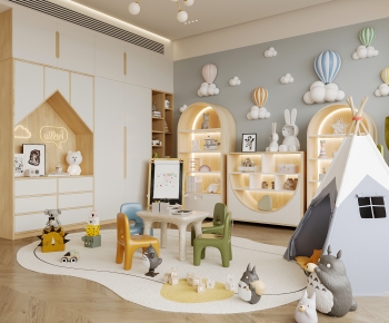 Modern Children's Room Activity Room-ID:751439096