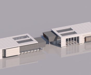 Modern Appearance Of Commercial Building-ID:591042046