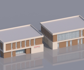 Modern Appearance Of Commercial Building-ID:517313967