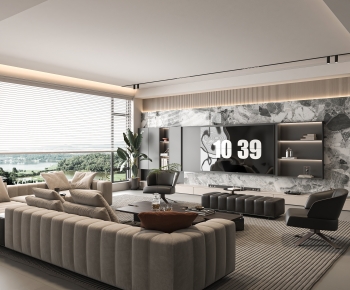 Modern A Living Room-ID:500482089