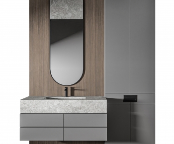 Modern Bathroom Cabinet-ID:554039592