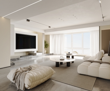 Modern A Living Room-ID:694649935