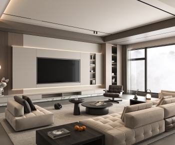 Modern A Living Room-ID:566468954