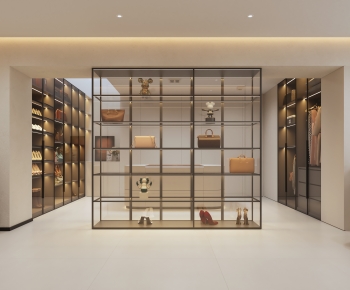 Modern Clothes Storage Area-ID:330353989