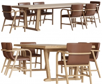 Nordic Style Dining Table And Chairs-ID:705065012