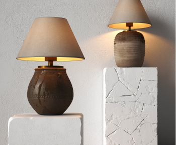 Wabi-sabi Style Table Lamp-ID:308295012