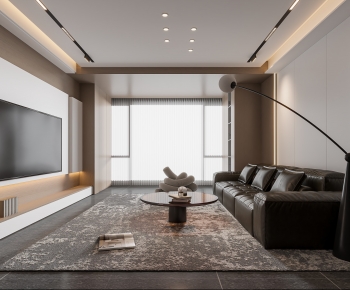 Modern A Living Room-ID:438780842