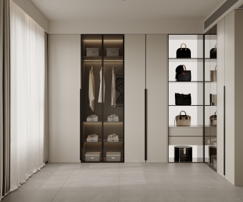 Modern Clothes Storage Area-ID:633692032