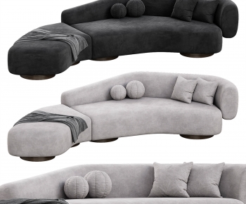 Modern Curved Sofa-ID:928615096