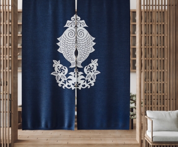 Japanese Style Door Curtain-ID:117705111