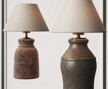 Wabi-sabi Style Table Lamp-ID:545779944