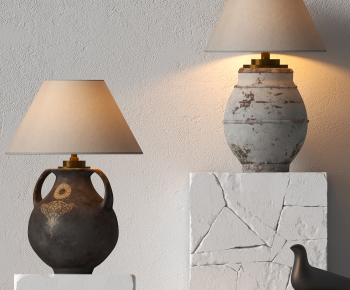 Wabi-sabi Style Table Lamp-ID:136439824