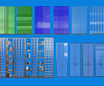 Modern Glass Screen Partition-ID:459297909