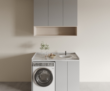 Modern Laundry Cabinet-ID:237479935