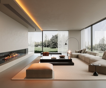 Modern A Living Room-ID:204427007