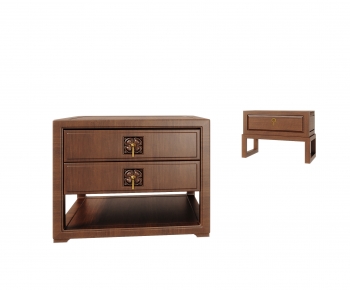 Chinese Style Bedside Cupboard-ID:213692903