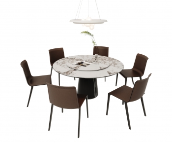 Modern Dining Table And Chairs-ID:600369931