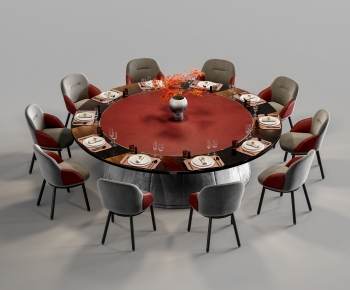 New Chinese Style Dining Table And Chairs-ID:547779085