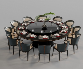 New Chinese Style Dining Table And Chairs-ID:288547047