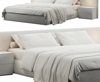 Modern Double Bed-ID:444619731