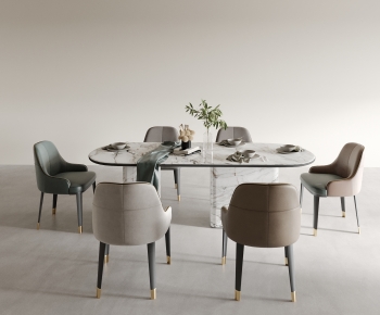 Modern Dining Table And Chairs-ID:885962011