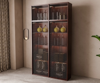 American Style Wine Cabinet-ID:946650988