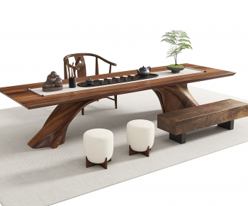 New Chinese Style Tea Tables And Chairs-ID:513251073