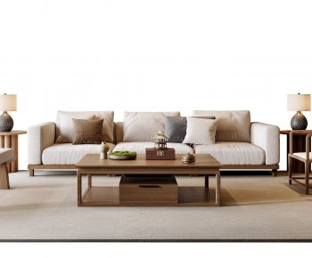 New Chinese Style Sofa Combination-ID:418886902