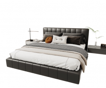 Modern Double Bed-ID:891052013