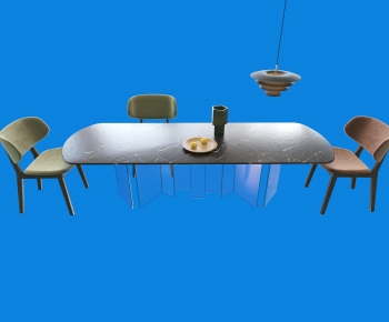 Modern Dining Table And Chairs-ID:559721047