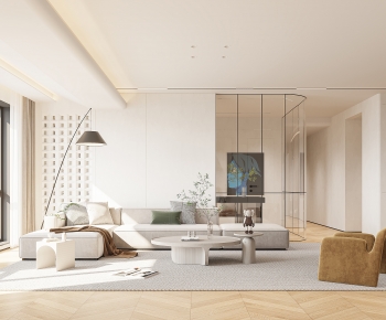 Modern A Living Room-ID:459640034