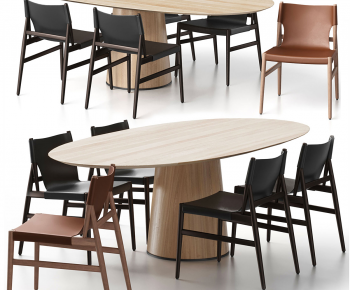 Modern Dining Table And Chairs-ID:699418076