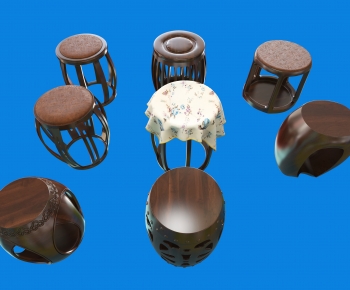 New Chinese Style Stool-ID:522048001