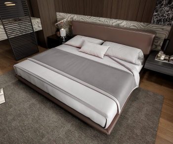 Modern Double Bed-ID:922163018