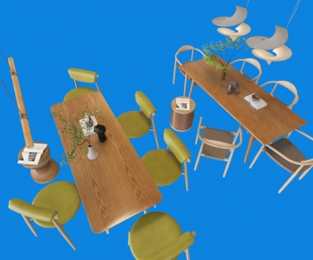 Nordic Style Dining Table And Chairs-ID:858300922