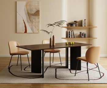 Modern Dining Table And Chairs-ID:600130658