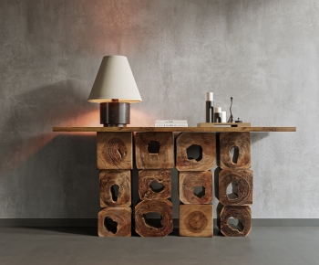 Wabi-sabi Style Console-ID:620970719