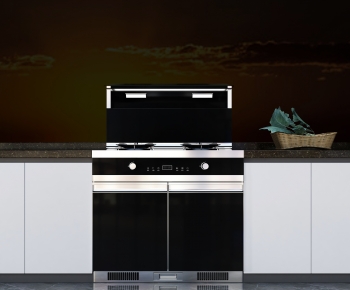 Modern Kitchen Electric Gas Range-ID:107805979