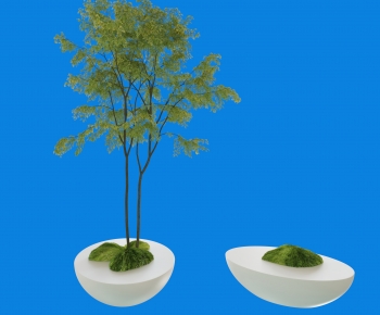 Modern Ground Green Plant Potted Plants-ID:537375936