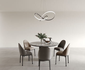 Modern Dining Table And Chairs-ID:558847906